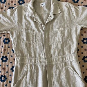 MATE the Label Cream Jumpsuit